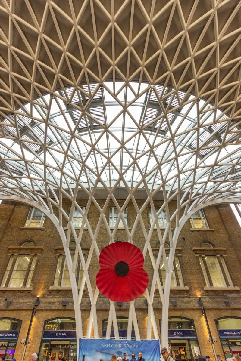 Plafond de la gare King's Cross