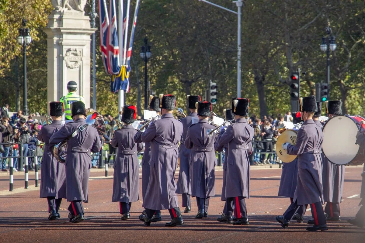 Relève de la garde à Londres