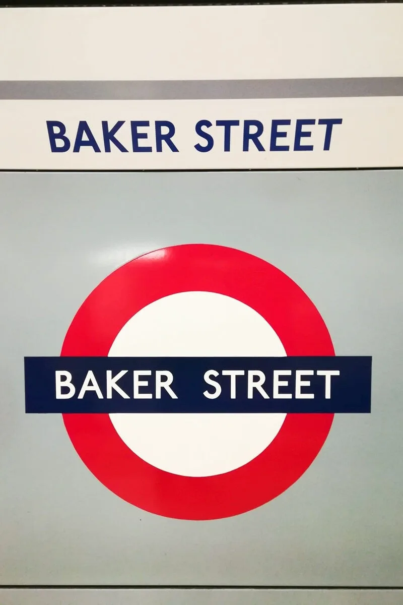 Logo de la station métro Baker Street