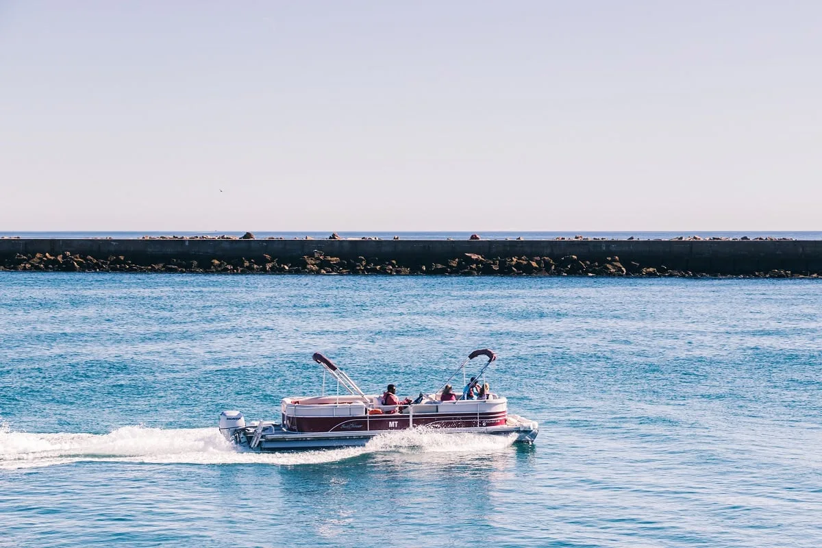 Le bateau de l'excursion dans la Ria Formosa