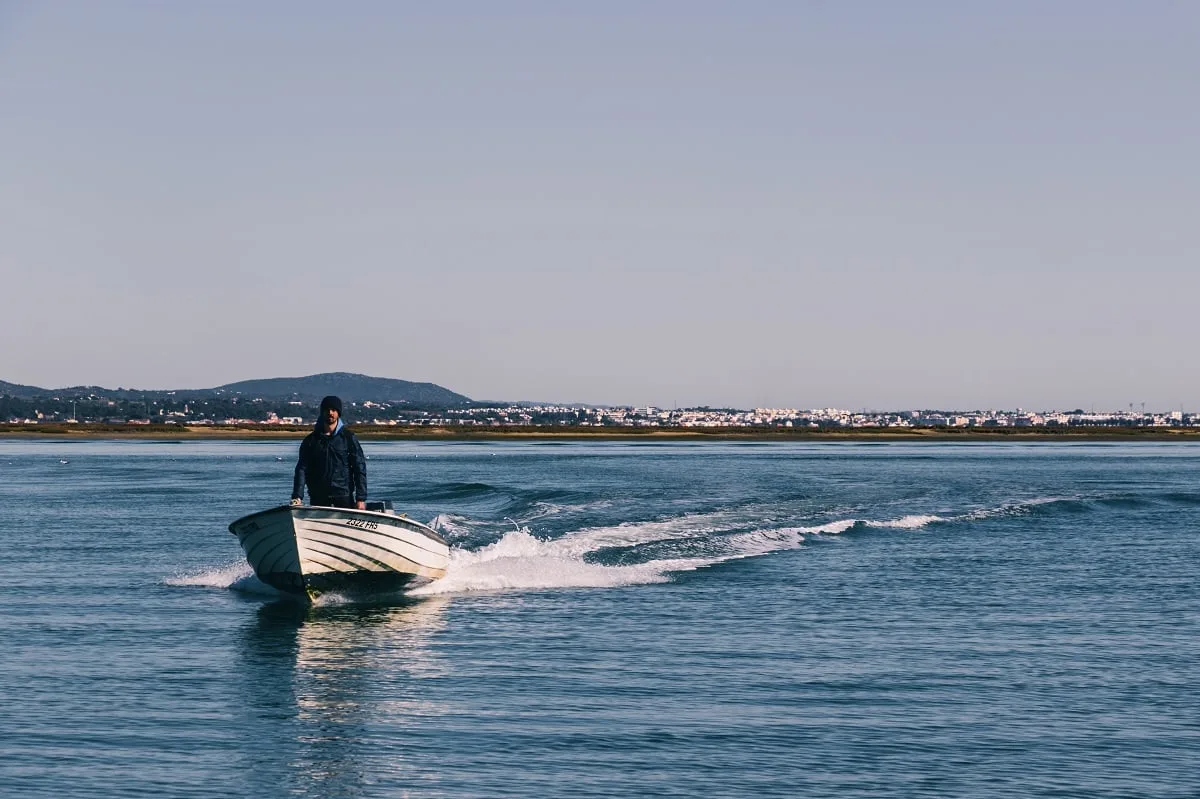 Bateau de pêche dans la Ria Formosa