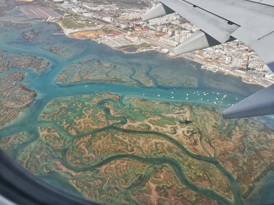 La Ria Formosa vue du ciel