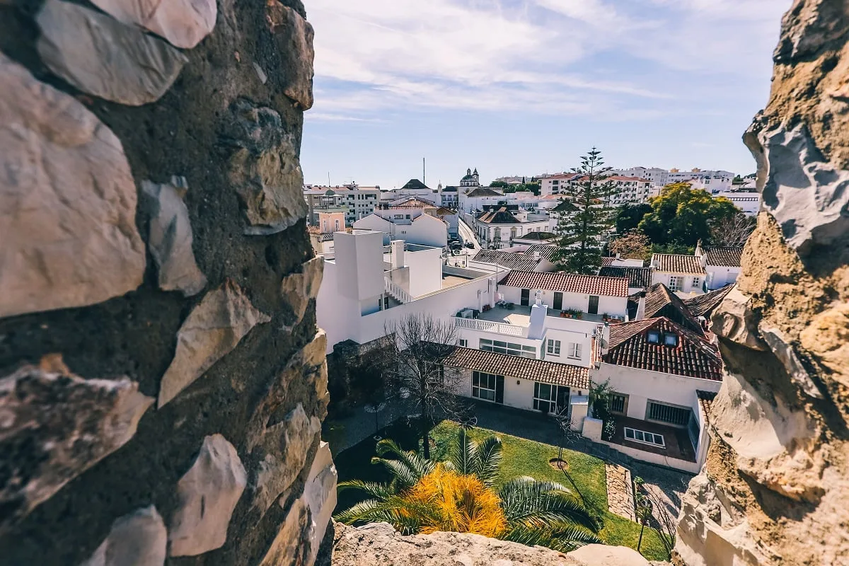 La vue depuis le château de Tavira