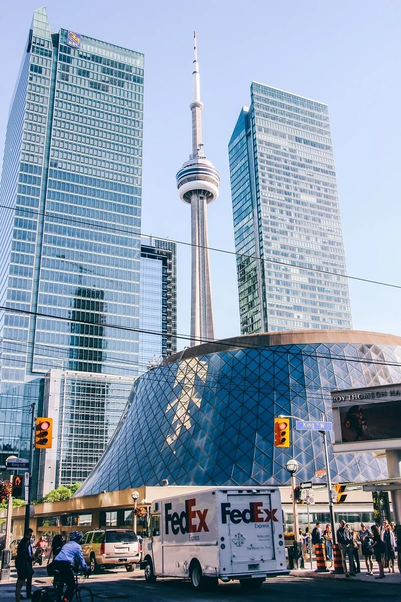 Le centre-ville de Toronto