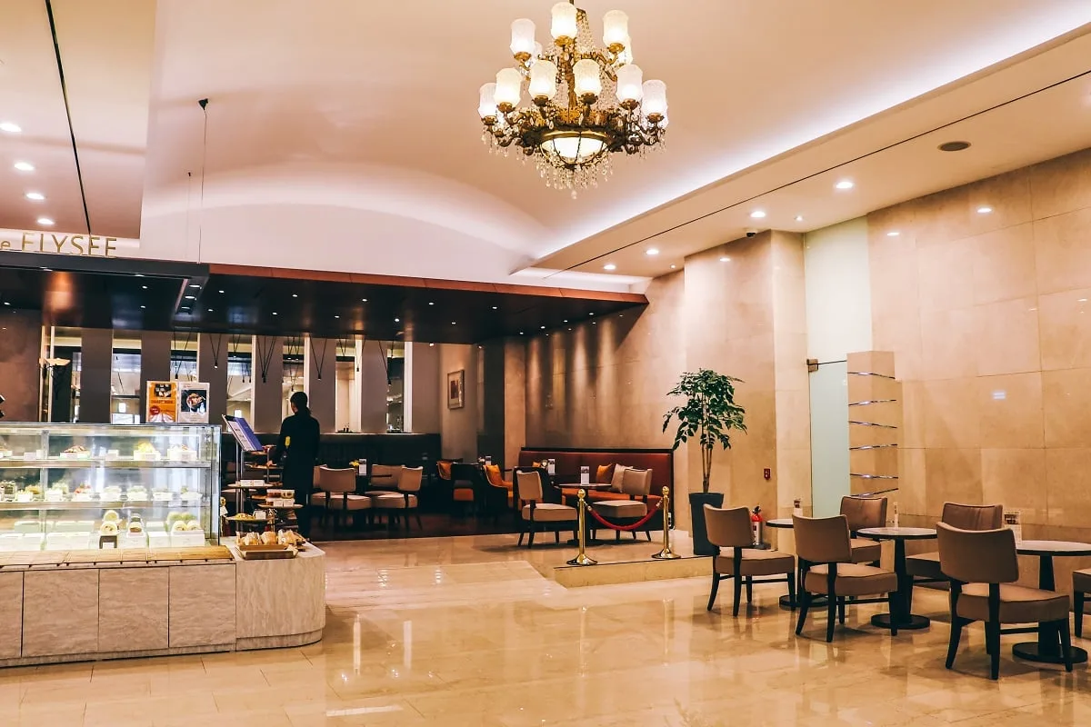 Hall de l'hôtel President de Séoul