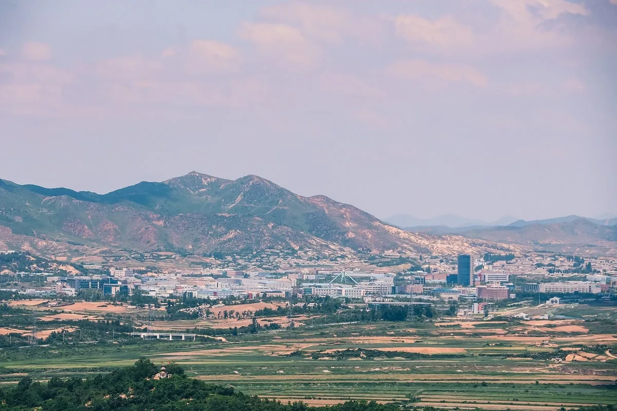 Le complexe de Kaesong dans la DMZ en Corée