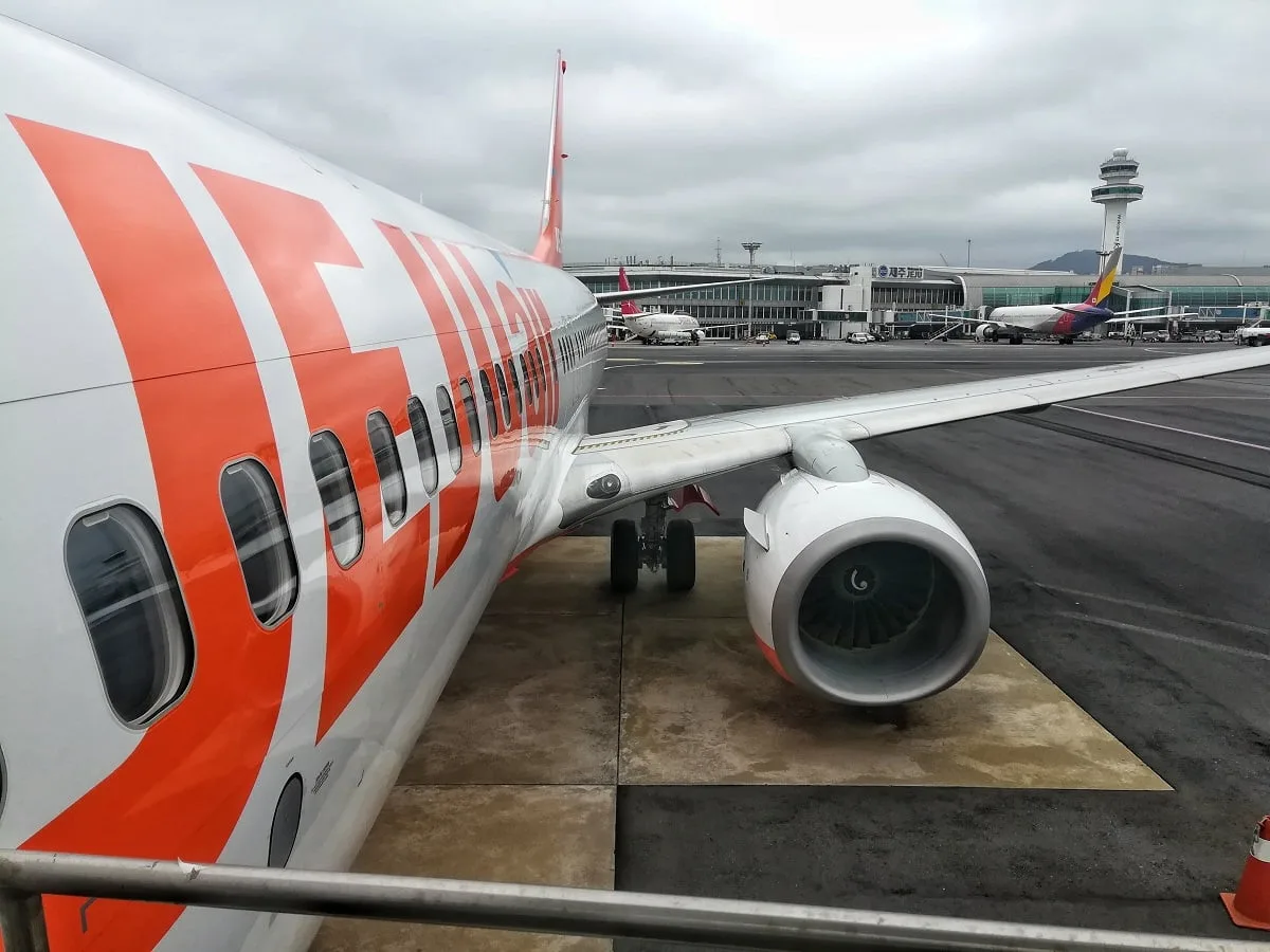 A l'aéroport de Jeju