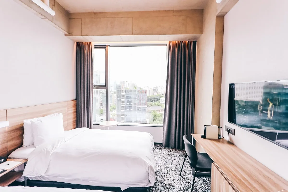 Chambre d'hôtel dans le In 9 Gangnam à Séoul