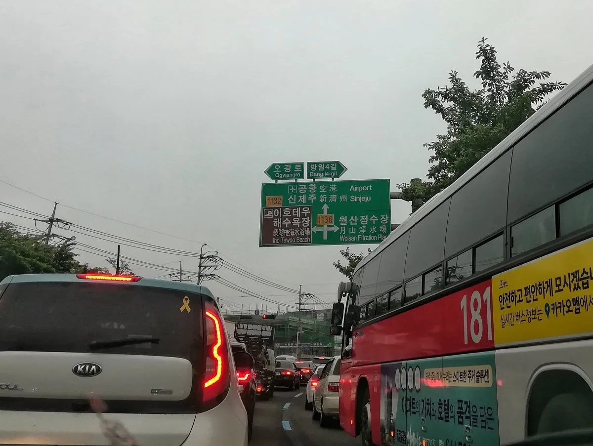 Circulation à Jeju