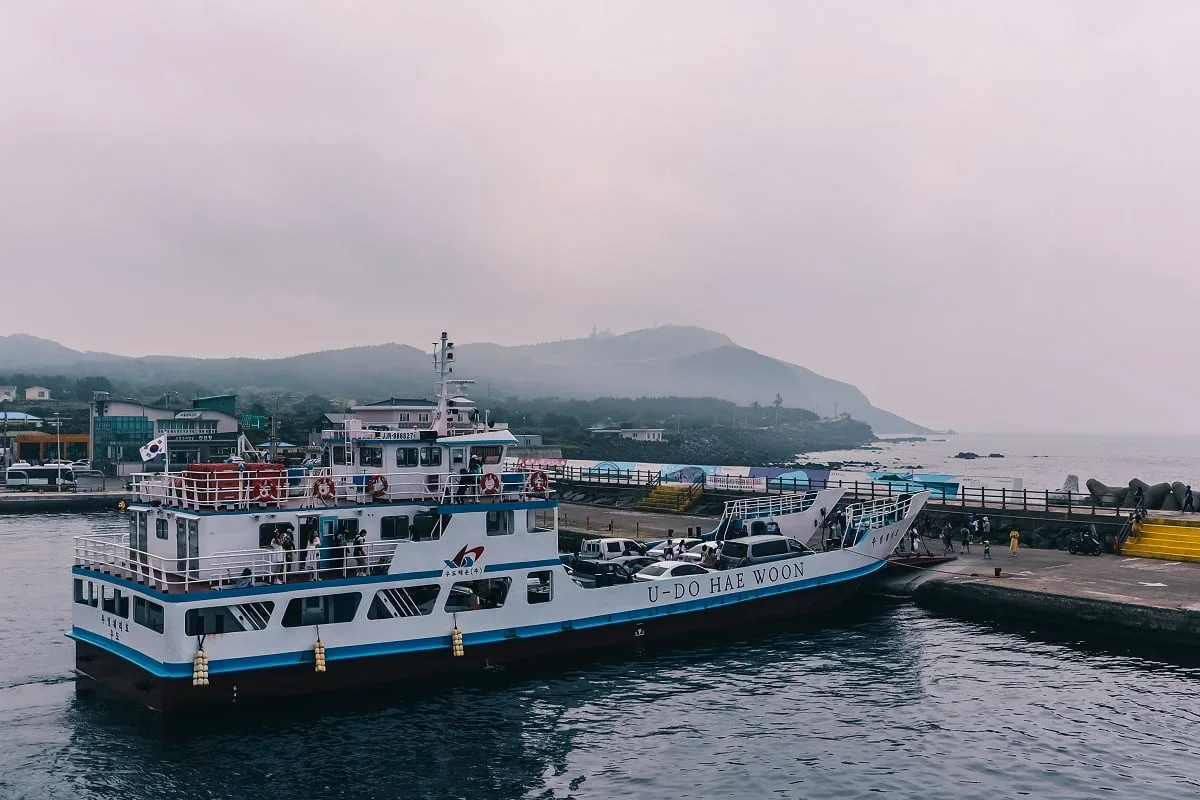 Ferry pour l'île d'Udo depuis Jeju