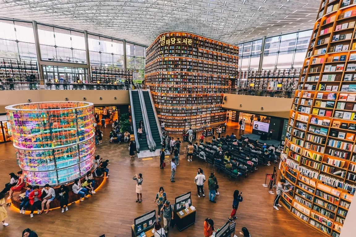 La librairie Starfield dans le COEX de Seoul