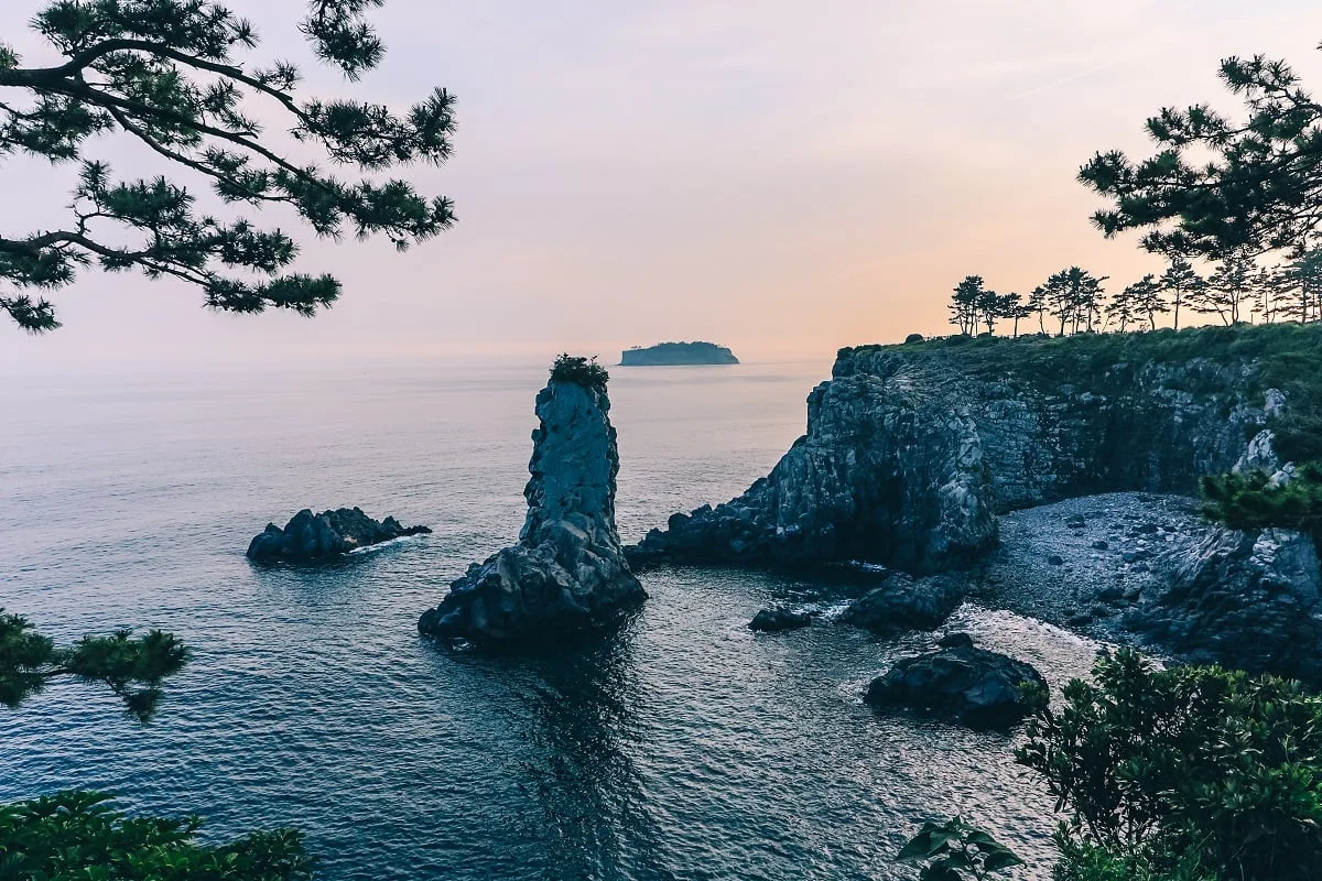 Le rocher Oedolgae à Jeju