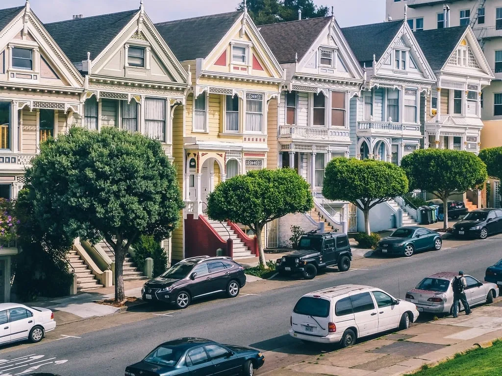 Les Seven Painted Ladies à San Francisco