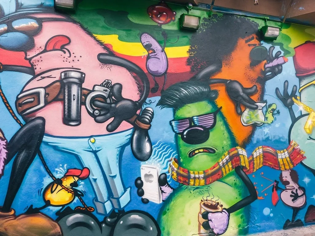 Street art dans le quartier de Haight Ashbury à San Francisco