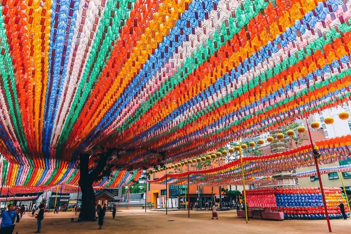 Temple Jogyesa à Séoul