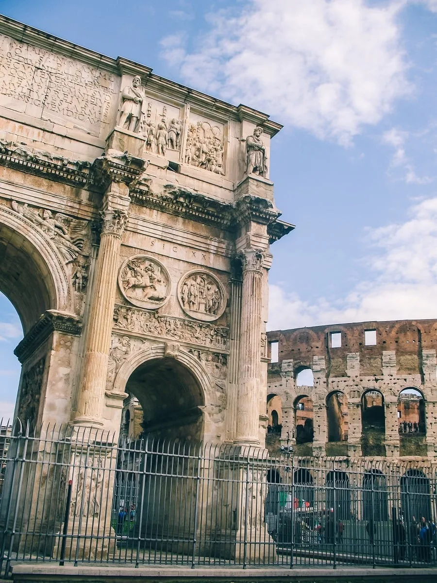 Arc de Constantin et Colisée de Rome