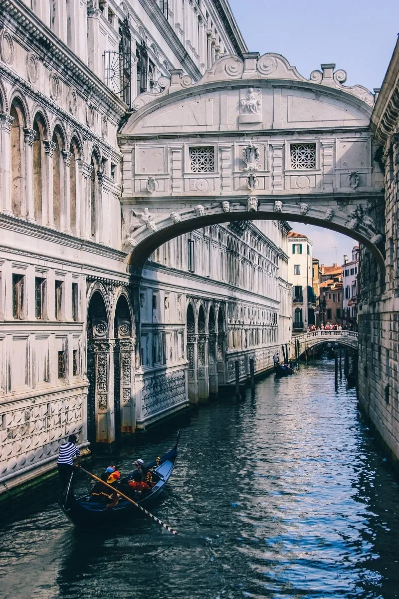 Pont des soupirs à Venise
