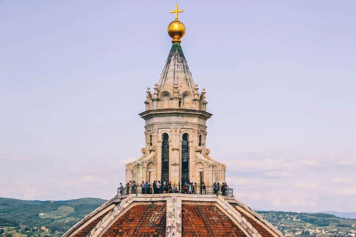 Sommet de la coupole de la cathédrale de Florence