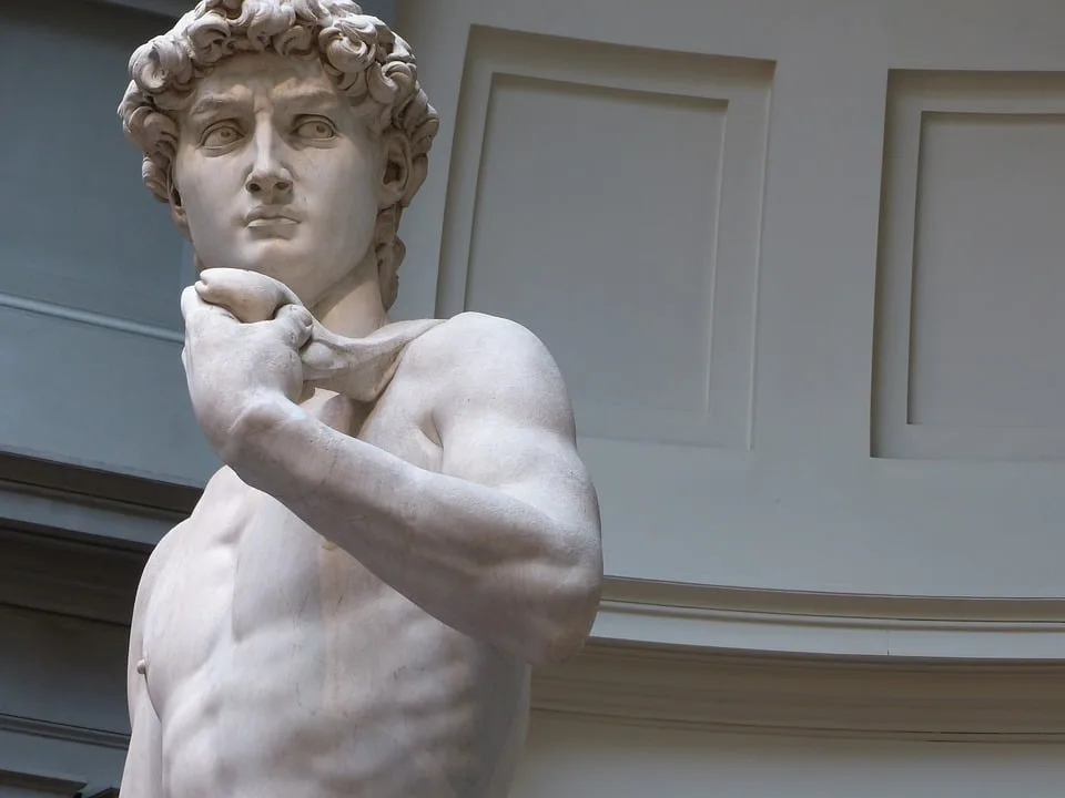 Le David de Michel Ange dans la Galerie de l'Académie à Florence