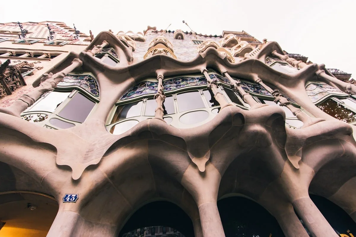 Façade de la Casa Batllo de Barcelone