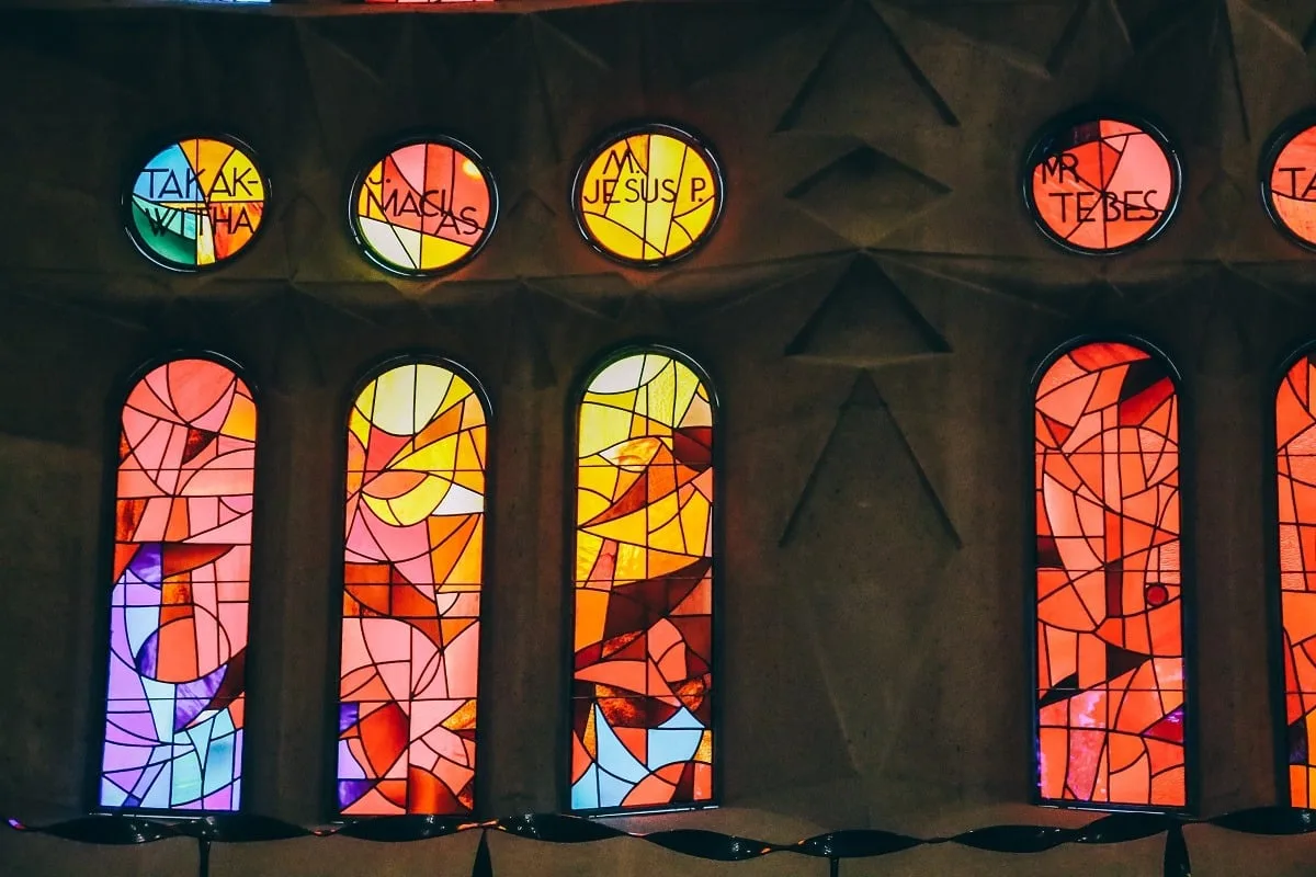 Vitraux de la Sagrada Familia