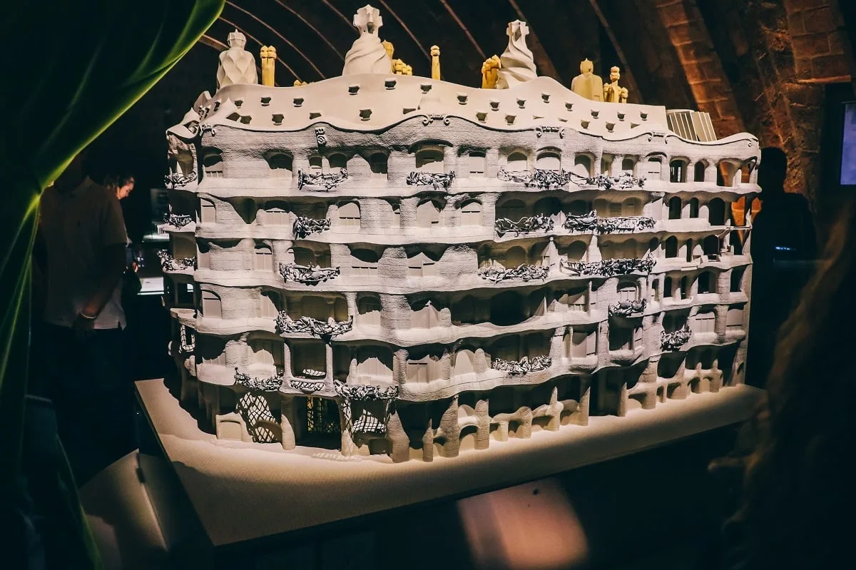 Maquette de la Casa Mila