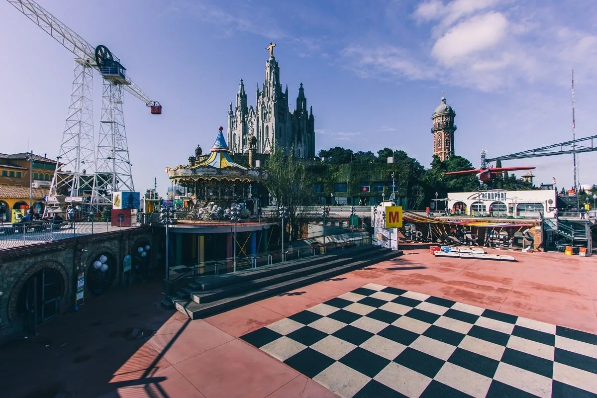 Parc d'attractions de Tibidabo à Barcelone