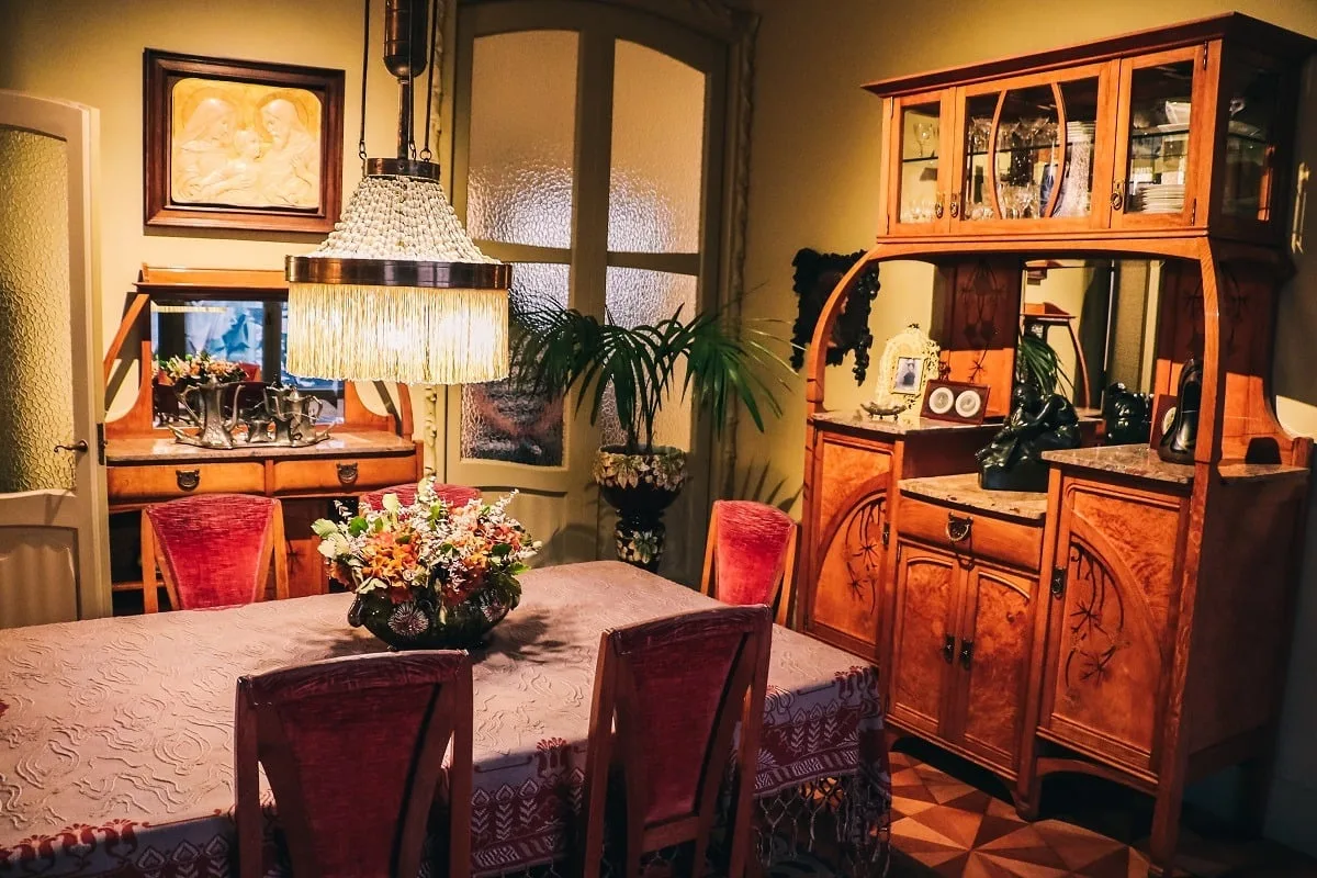 Salle à manger de la Casa Mila