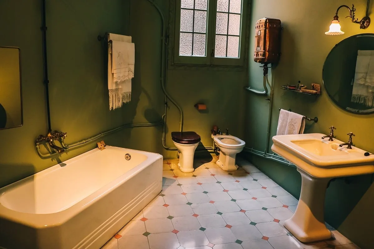 Salle de bain de la Casa Mila