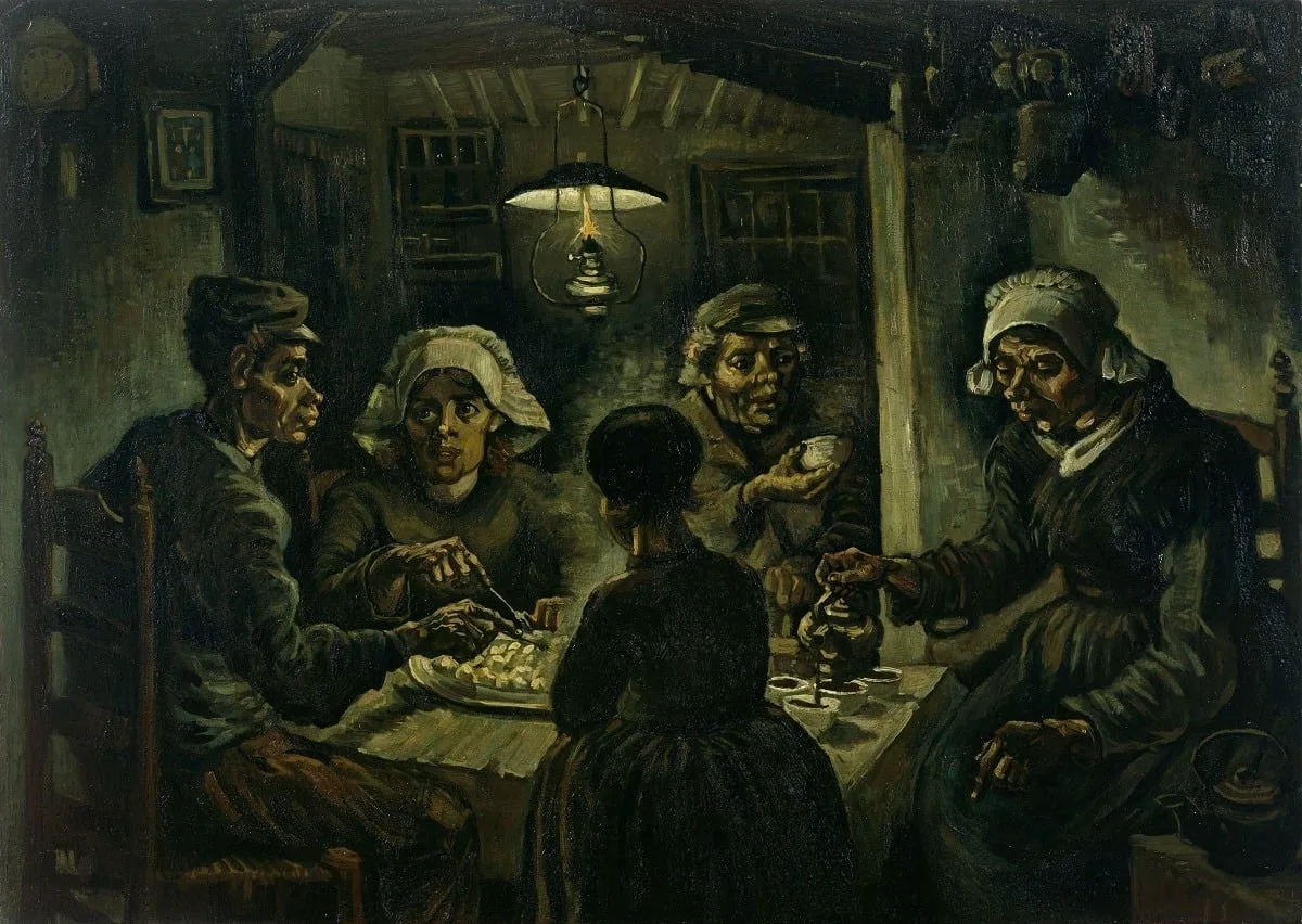 Tableau des Mangeurs de Pommes de terre de Van Gogh