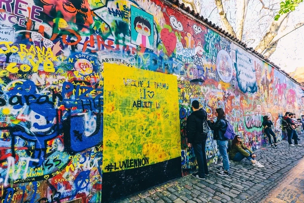 Mur de John Lennon à Prague