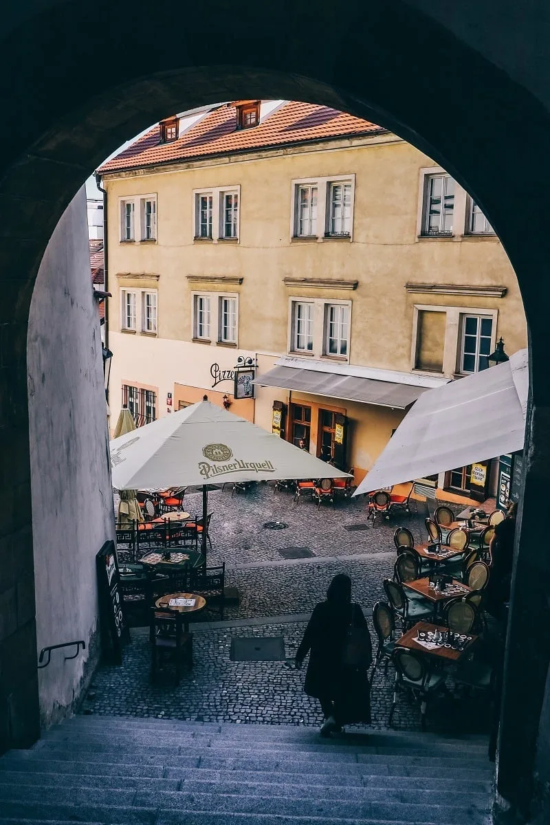 Une ruelle dans Prague
