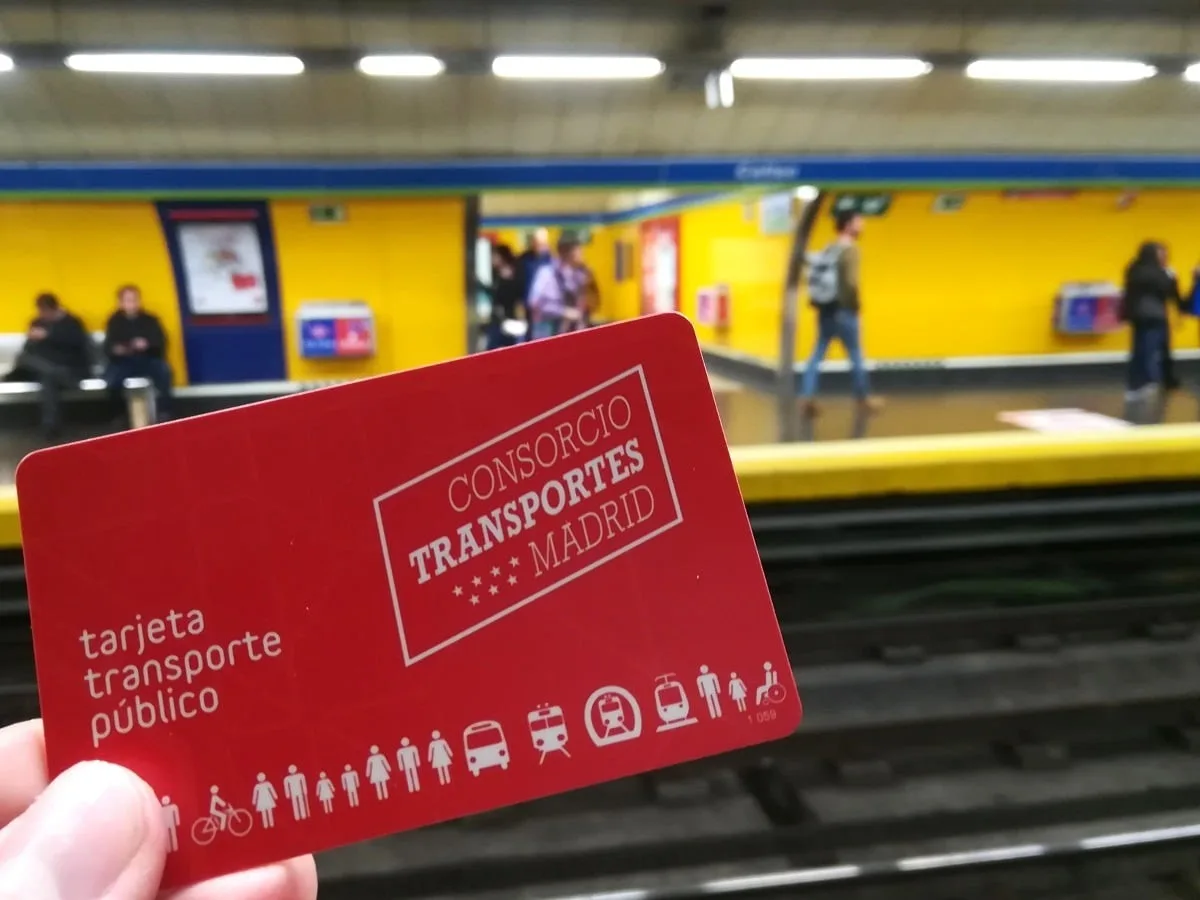 Carte du métro de Madrid