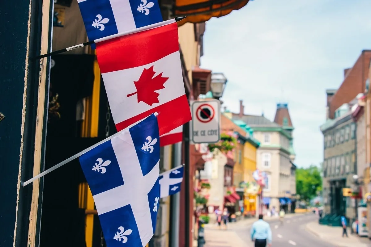 Dans les rues de Québec