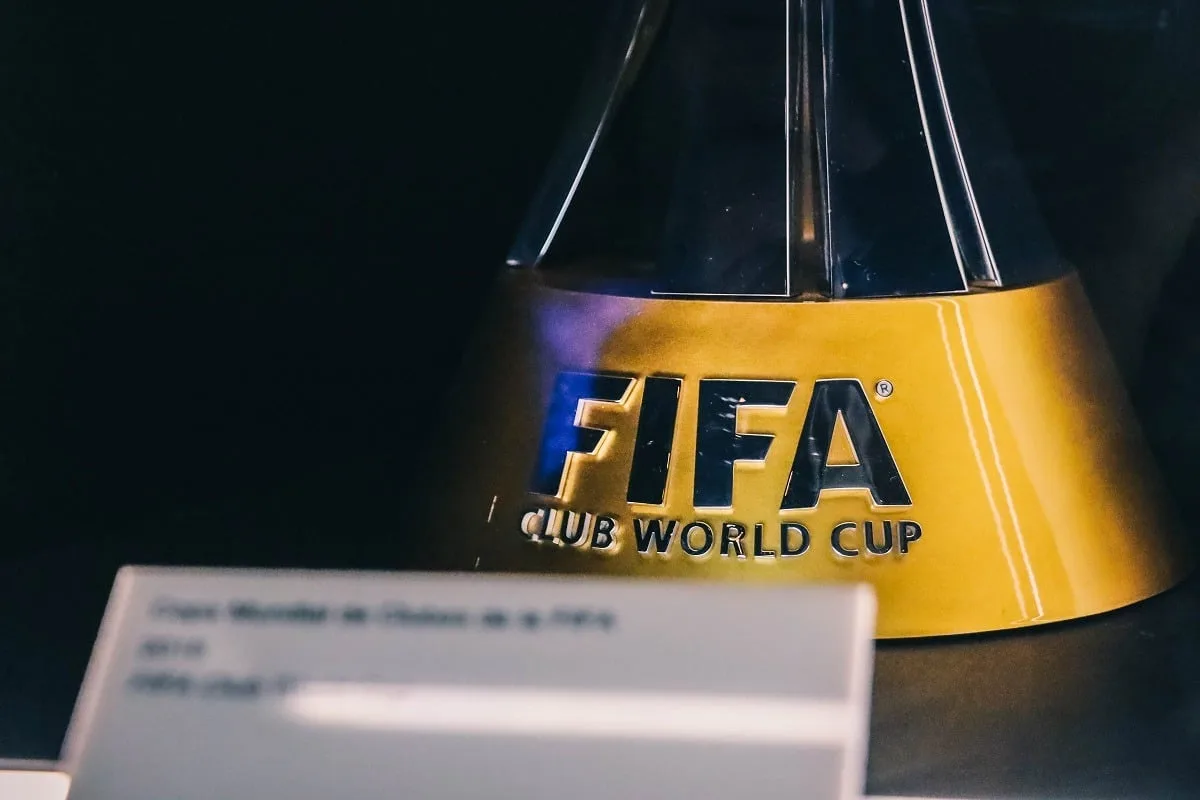 Coupe de la FIFA dans le musée du stade Bernabeu de Madrid