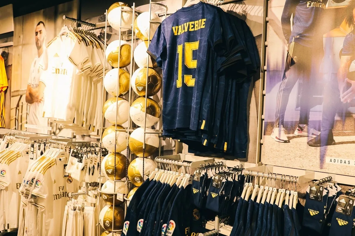 Dans la boutique du Real de Madrid