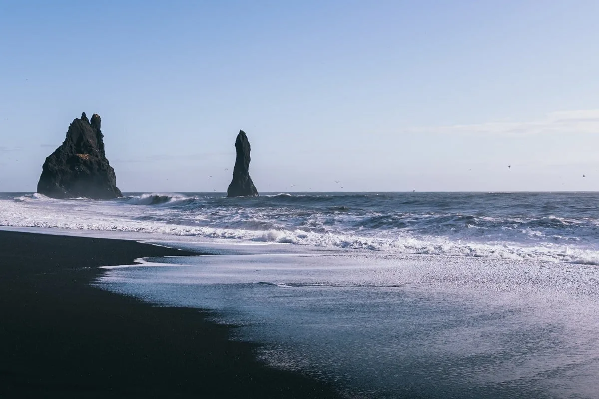 Plage de Reynisfjara par beau temps