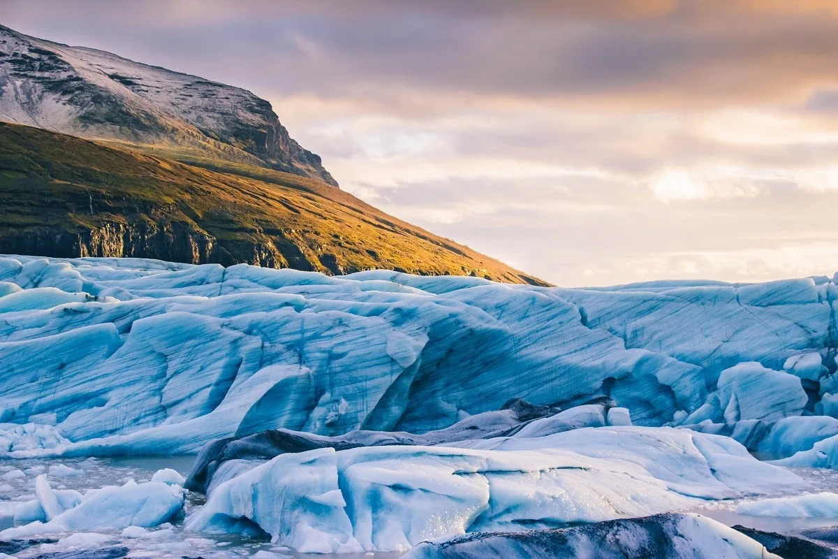 Glacier Svinafellsjokull en Islande