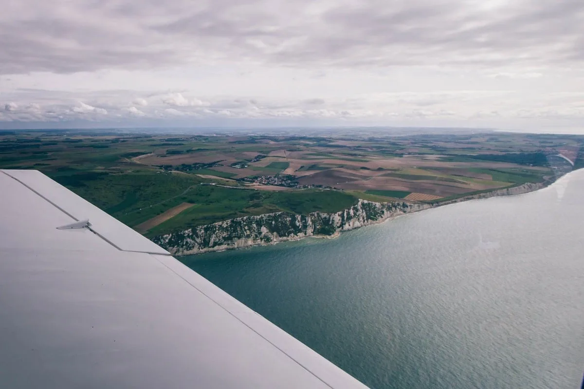 Cap Blanc Nez vu du ciel