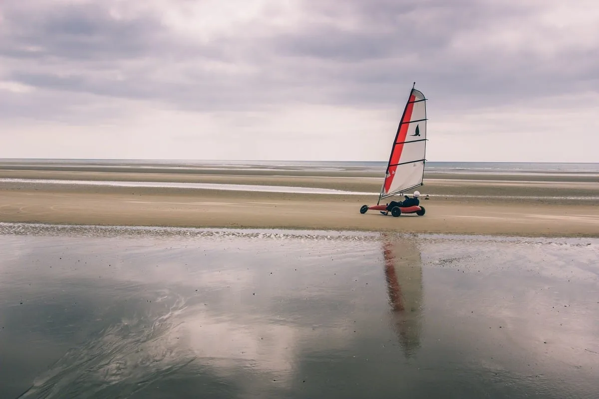 Initiation au char à voile sur la Côte d'Opale
