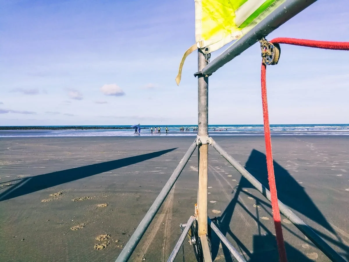 L'écoute du char à voile