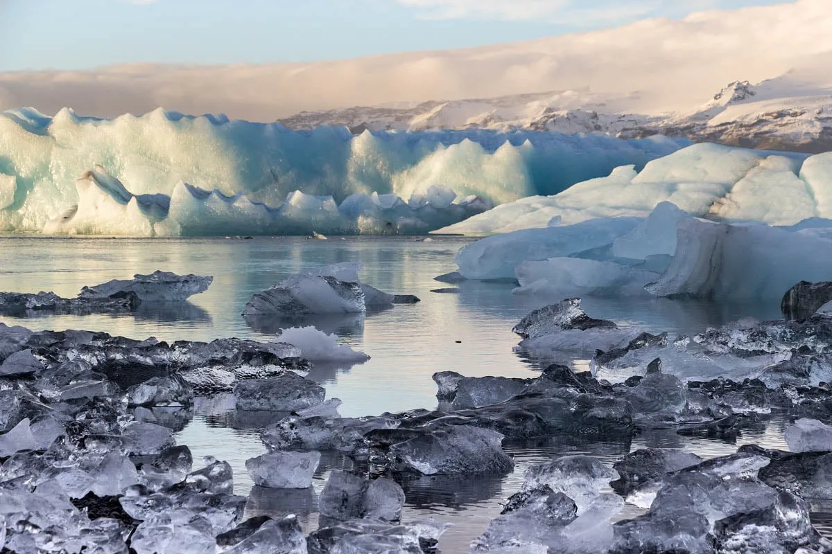 Icebergs à Jokulsarlon en Islande