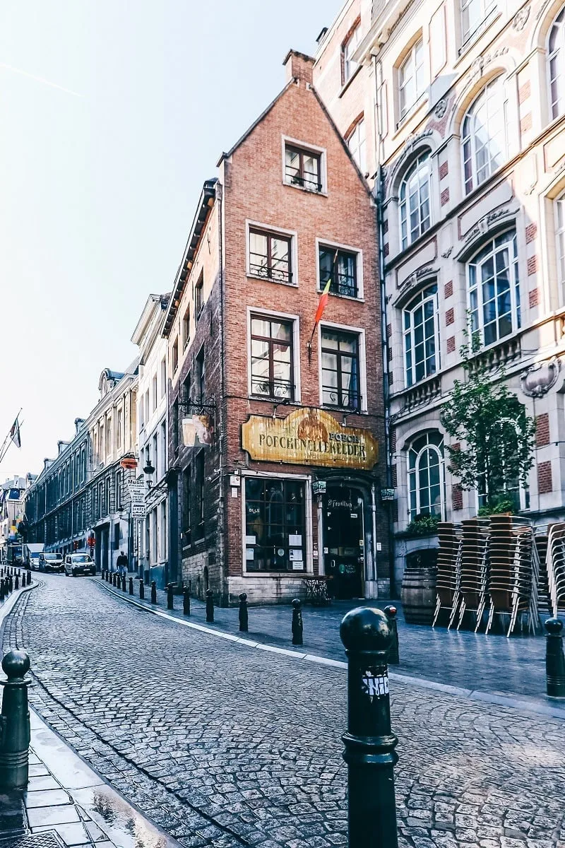 Rue dans le centre-ville de Bruxelles