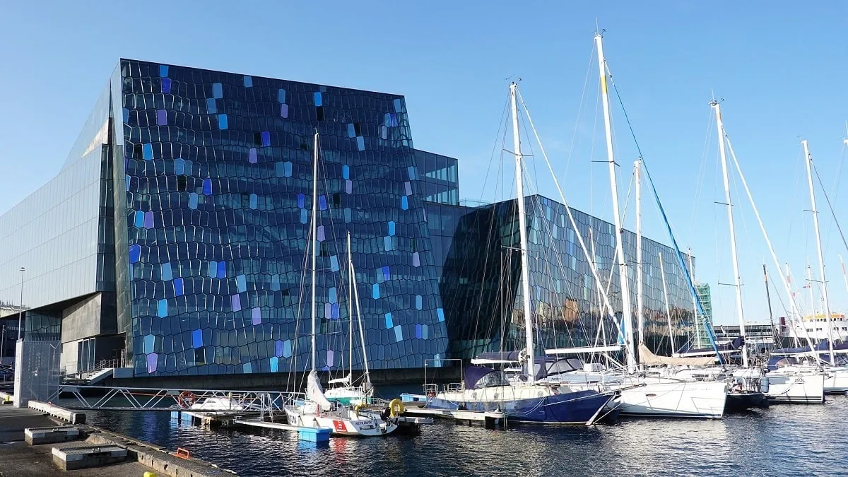 Le bâtiment du Harpa à Reykjavik