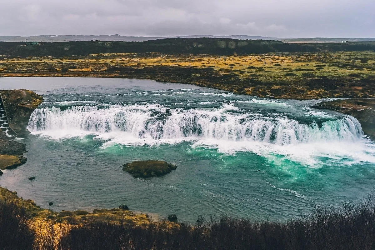 Cascade de Faxi en Islande
