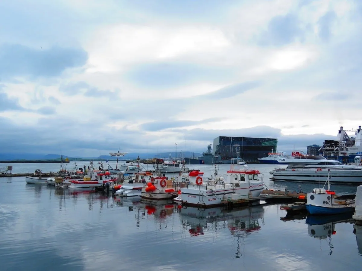 Sur le vieux-port de Reykjavik