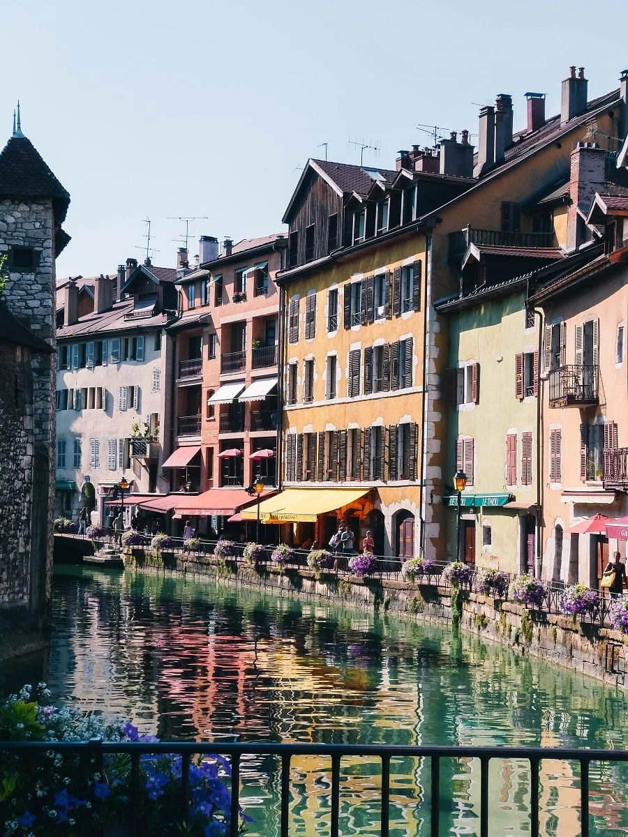 Dans la vieille-ville d'Annecy