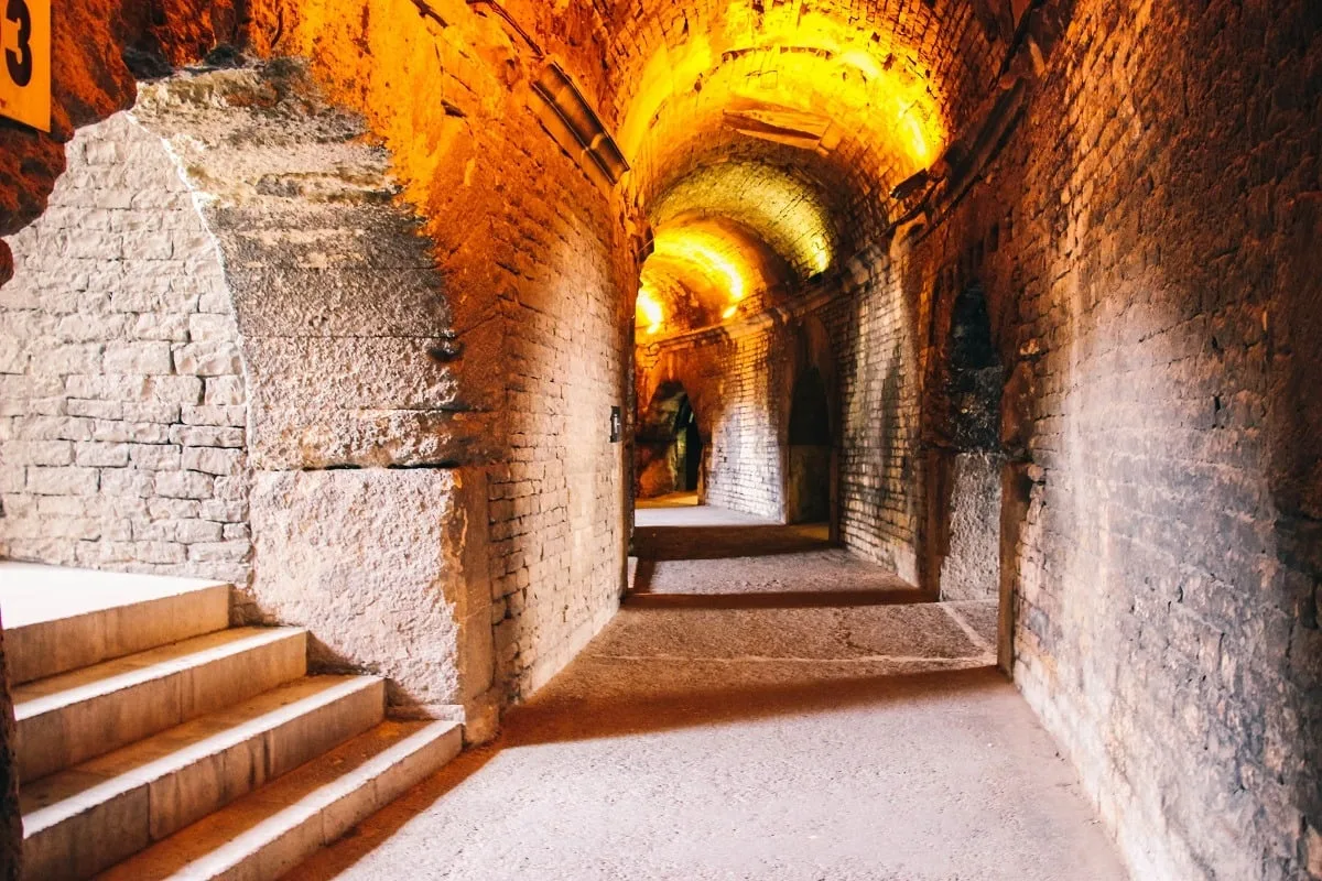 Visite des arènes de Nîmes