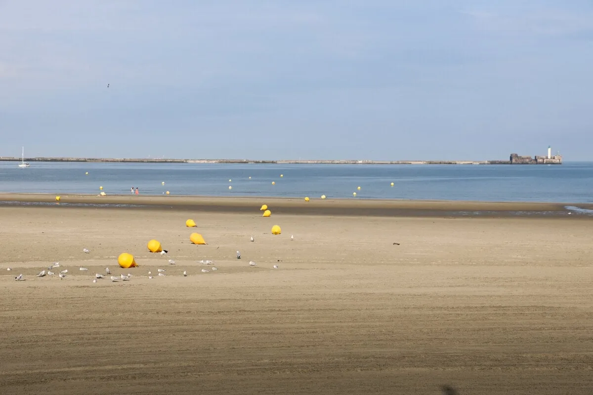 Etendue de sable à Boulogne sur Mer