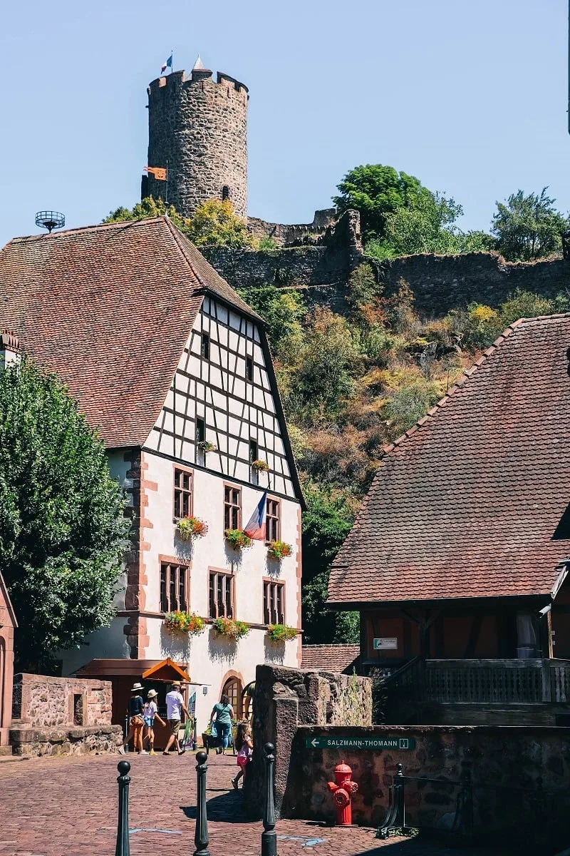Kaysesberg et les vestiges de son château